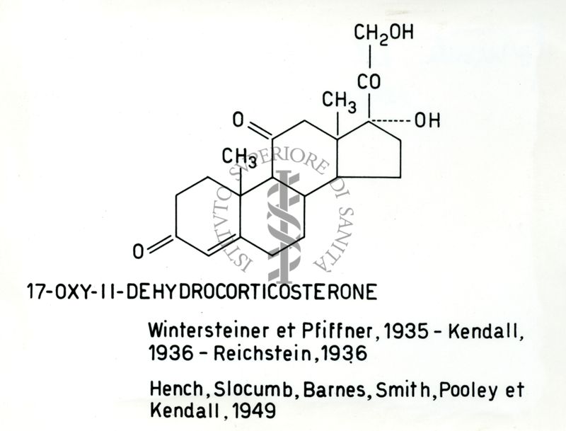 Formula del 17 - ossi - 11 deidrocorticosterone