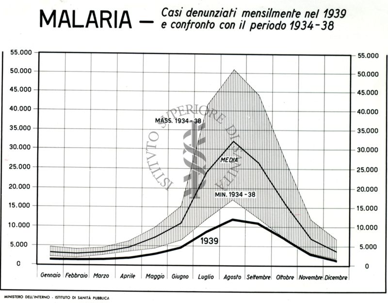 Diagramma riguardante l'andamento di malattia infettiva