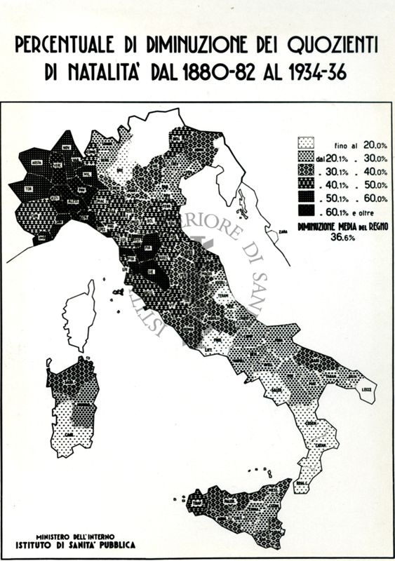 Movimento demografico nelle Province d'Italia con particolare riguardo alla diminuzione dei quozienti di natalità dal 1880-82 al 1934-36