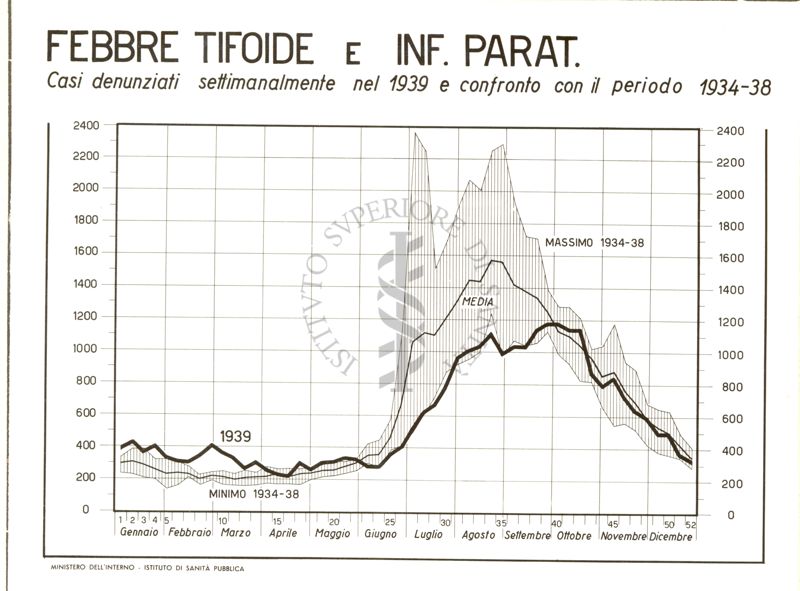 Diagramma riguardante l'andamento della malattia infettiva