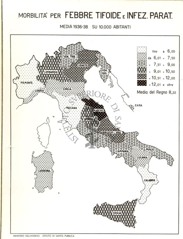 Morbilità per Febbre Tifoide e Infezioni Paratifiche