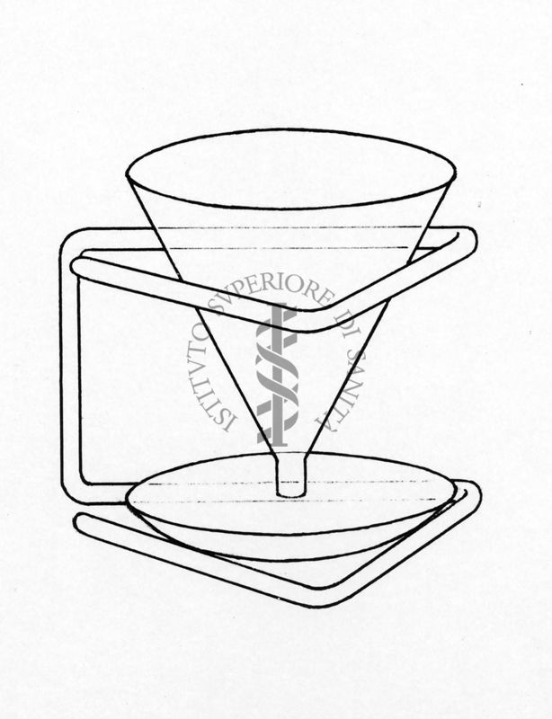 Apparecchio (schematico) per la raccolta della larva di Strongilidi