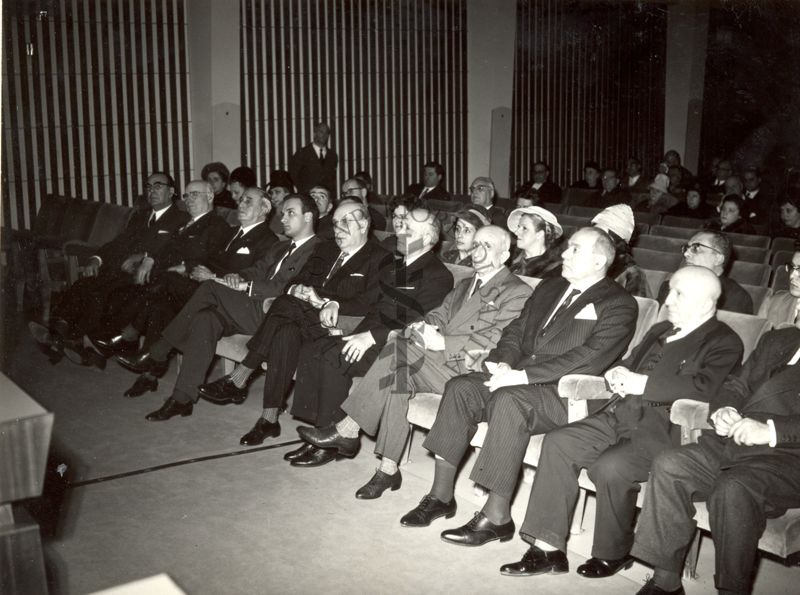 Cerimonia in onore del Prof. Domenico Marotta tenuta nell'Auditorium della C.I.D.A. - Partecipanti