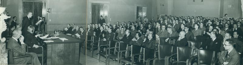 Nella foto scattata in Aula Magna è presente il cavalluccio marino...i docenti e i partecipanti al Simposio