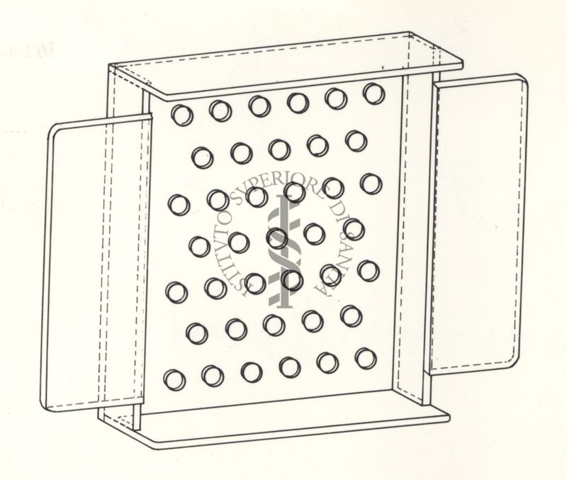 Apparecchio per diffusione in agar