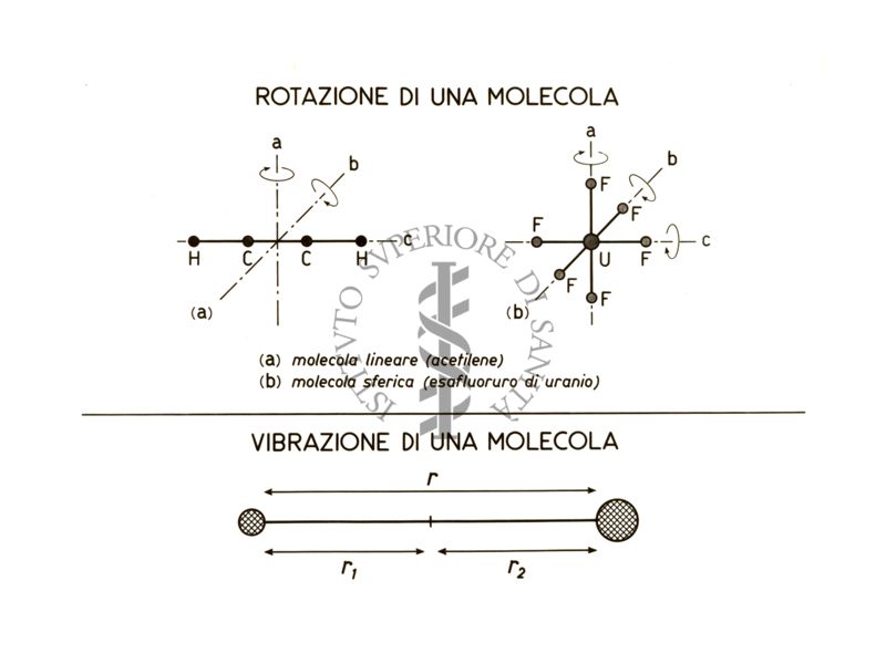 Grafico riguardante la rotazione e la vibrazione di una molecola