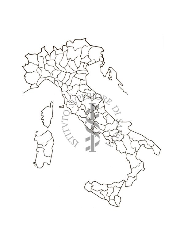 Aree di competenza di capoluoghi di provincia in Italia (senza nomi)