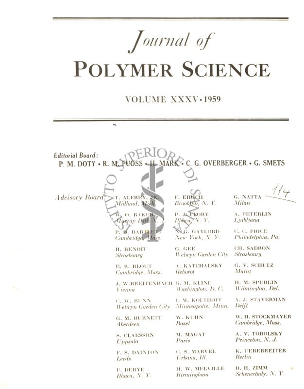 Journal of Polymer Science