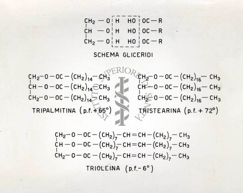 Immagine rappresentante formule chimiche per alcune sostanze