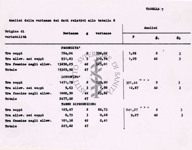 Tabella non determinabile