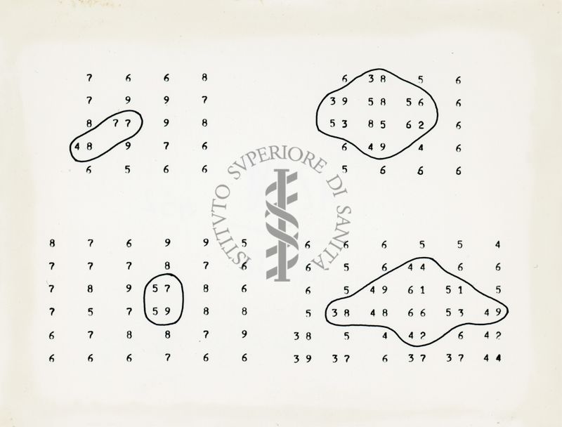 Mappe ottenute con misuratore automatico di radiocromatogrammi