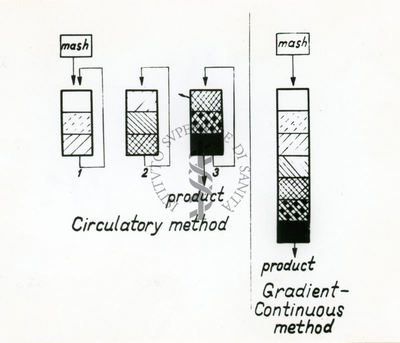 Metodi di coltura continua usati in vari processi di produzione - disegno
