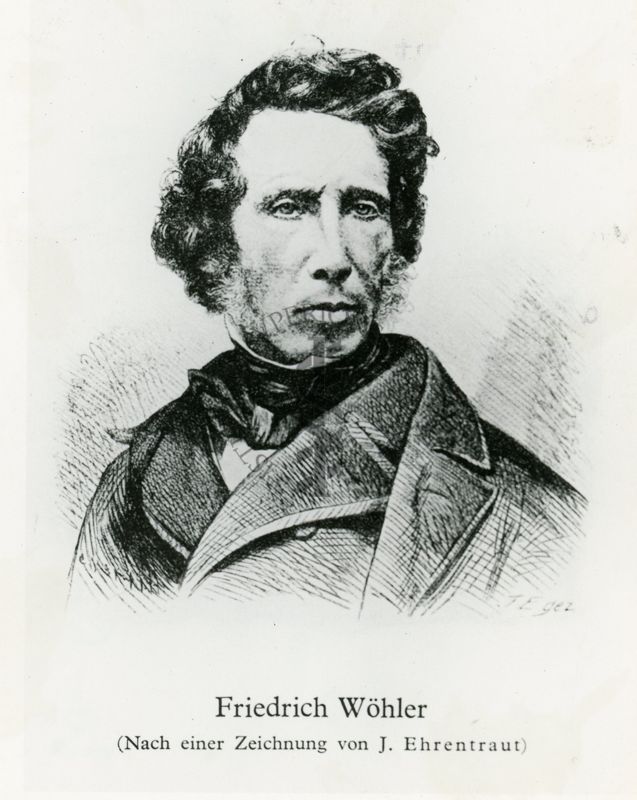 Nella foto il chimico Friedrich Wöhler