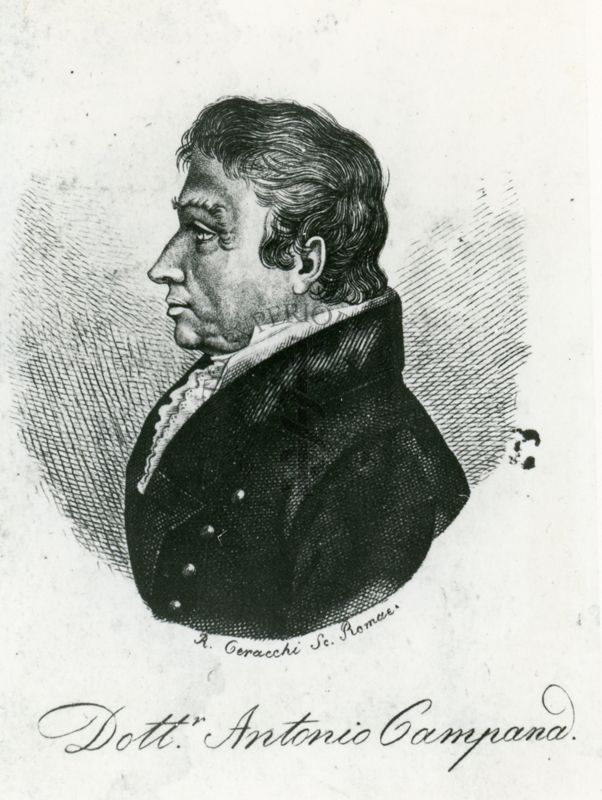 Ritratto del fisico e medico Antonio Campana (3 aprile 1751- 2 maggio 1832)