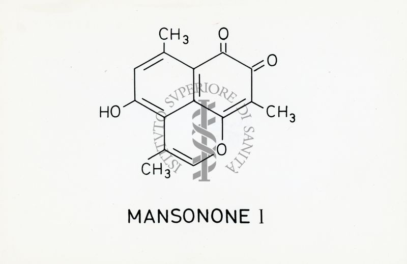 Formula di struttura del Mansonone I