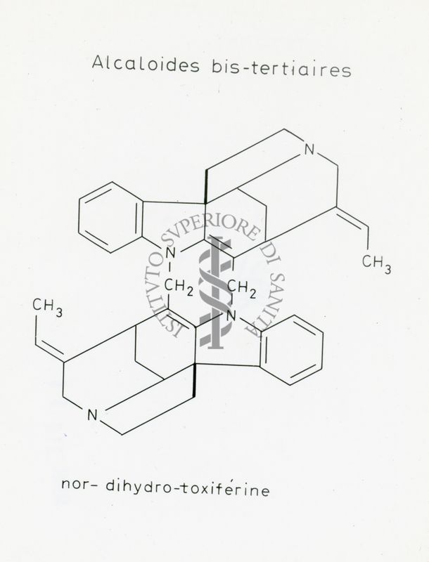 Alcaloides bis-tertiaires - nor-dihydro-toxiférine