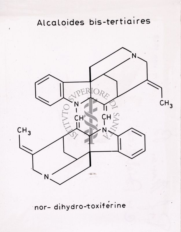 Formule di struttura di alcaloidi bis-terziari