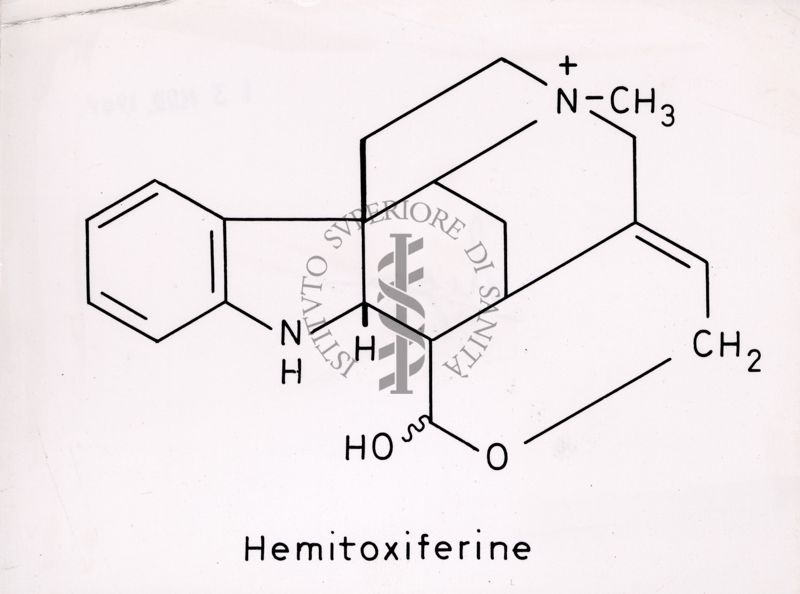 Formula di struttura della Hemitoxiferine