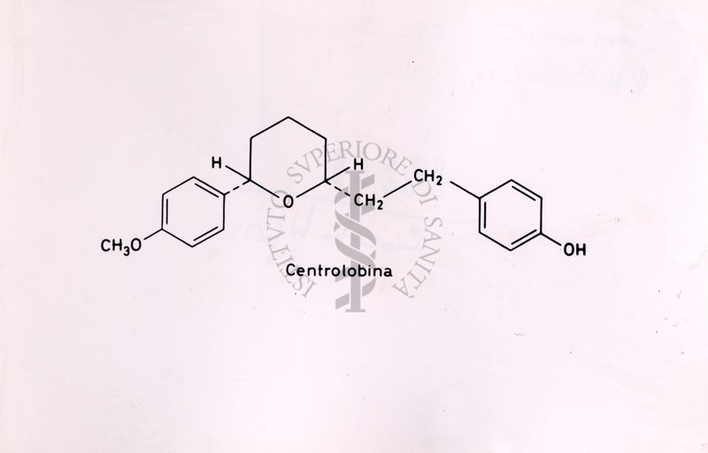 Formula di struttura  della Centrolobina