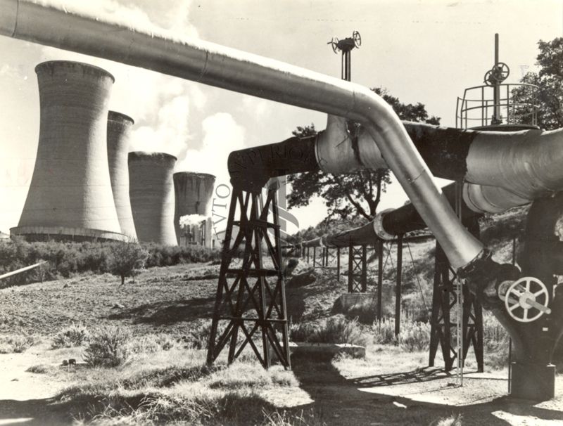 Centrale geotermica di Larderello, frazione di Pomarance (Pisa)