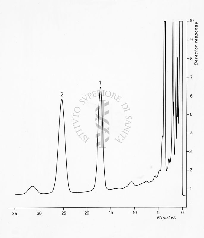 Grafico sulla composizione in aminoacidi del peptide alfa Tp III normale e anomalo