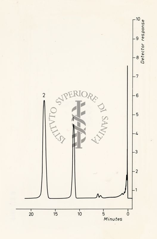 Grafici che si riferiscono alla composizione in aminoacidi del peptide alfa Tp III normale e anomalo