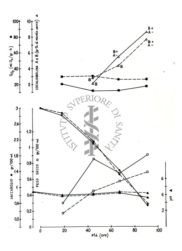 Due grafici riguardanti il saccarosio e la cochliobolina A e B