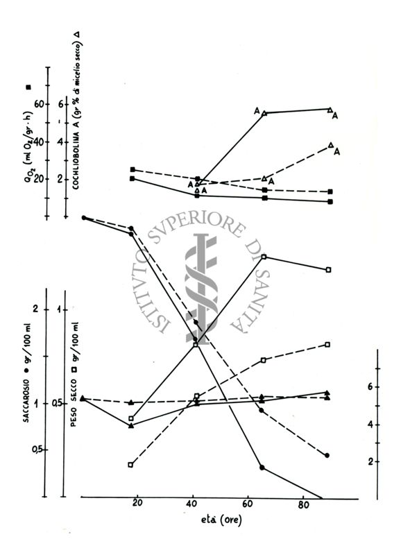 Due grafici riguardanti il saccarosio e la cochliobolina A e B