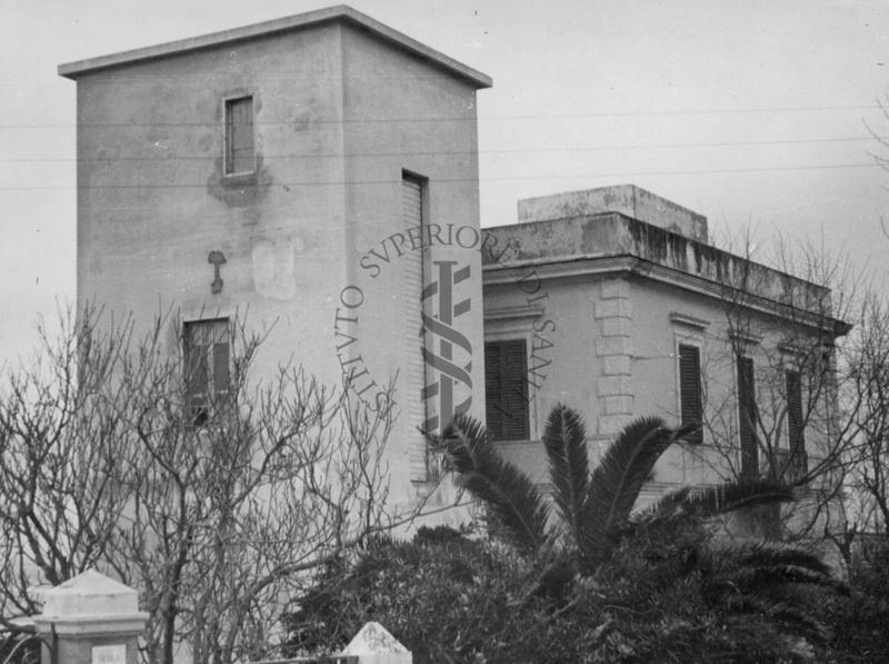 Insieme del villino 'Fera' e della torre di nuova costruzione