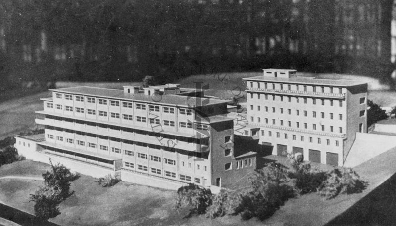 Veduta generale dell'Ospedale di Briancon (Francia)