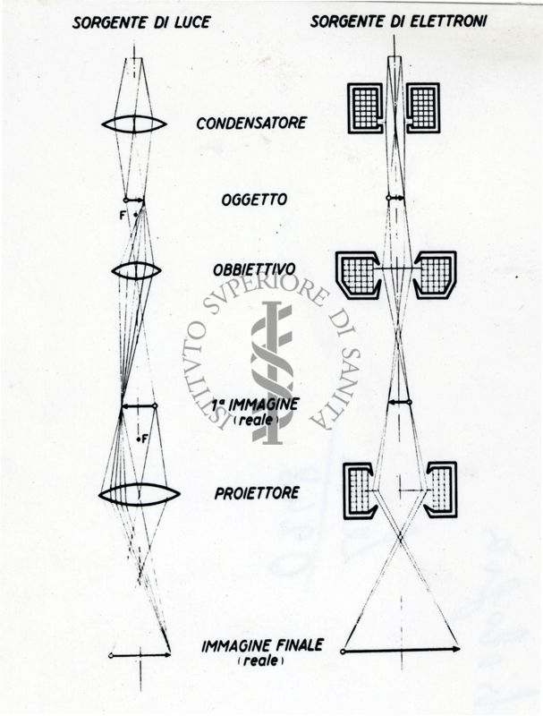 Studio di sistemi ottici dove si confrontano un sistema ottico normale e uno elettronico