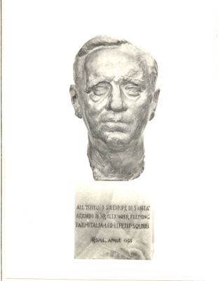 Busto di Sir Alexander Fleming