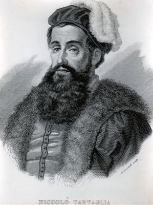 Niccolò Tartaglia: celebre geometra (nato a Brescia nel 1500, morto nel 1557)