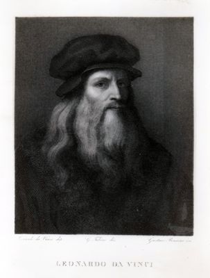 Leonardo da Vinci: artista, pittore, scultore, genio insuperabile (nato nel 1452, morto nel 1519).