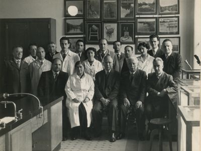Gruppo del personale del Laboratorio di parassitologia