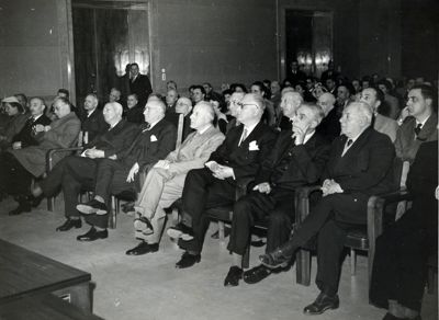 Uditorio presente alla conferenza del Prof. Igino Spadolini