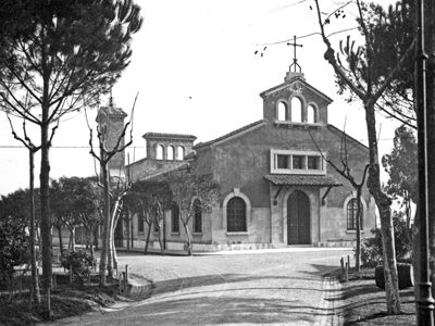 Sanatorio "Benito Mussolini" - la piccola Chiesa.