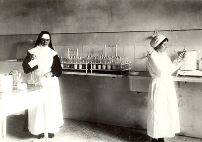 Brefotrofio di Viterbo - Sala preparazione del latte - Interno sala operatoria