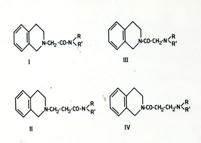 Simpatolitici derivati della Chinolina