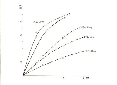 Grafico riguardante l'acetilazione nel preparato di fegato di ratto