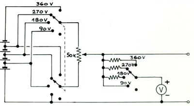 Schema circuito apparecchio portatile