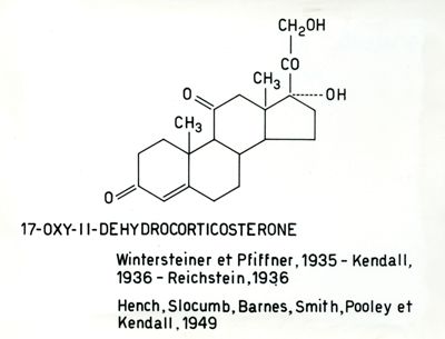 Formula del 17 - ossi - 11 deidrocorticosterone