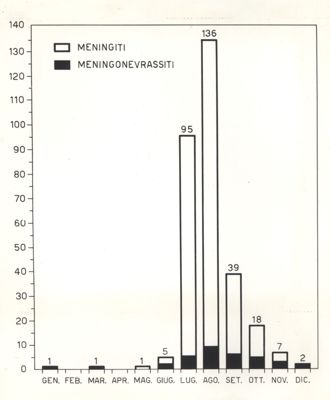 Epidemia marchigiana - Incidenza stagionale delle meningiti e delle meningonevrassiti