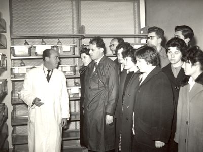 Visita  all'Isitituto Superiore di Sanità di un gruppo di studenti in medicina guidati dal Dott. Hukovic dell'Università di Sarajevo - stabulari dell'Istituto