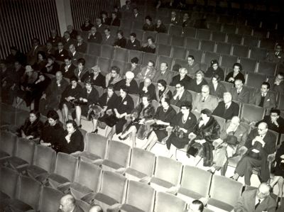 Cerimonia in onore del Prof. Domenico Marotta tenuta nell'Auditorium della C.I.D.A. - partecipanti alla Cerimonia