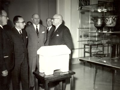 Visita del sottosegretario del Ministero della Sanità Argentina - museo dell'Iss