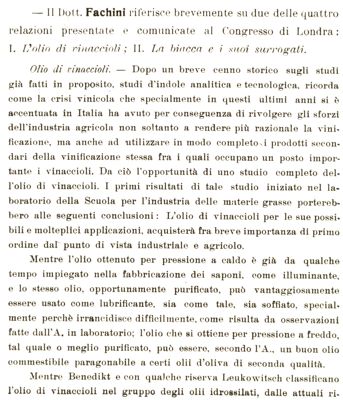 Articolo del Dr. Fachini