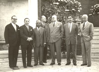 S.E. Julio Cesar Bueso Cáceres, Ambasciatore di Honduras in Italia, visita l'Istituto Superiore di Sanità con alcuni rappresentanti