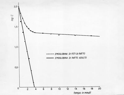 Curve di denaturazione agli alcani di emoglobina di ratti