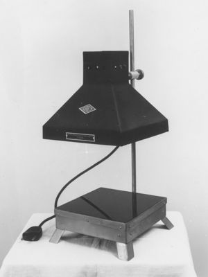 Evaporatore a raggi infrarossi ad una lampada
